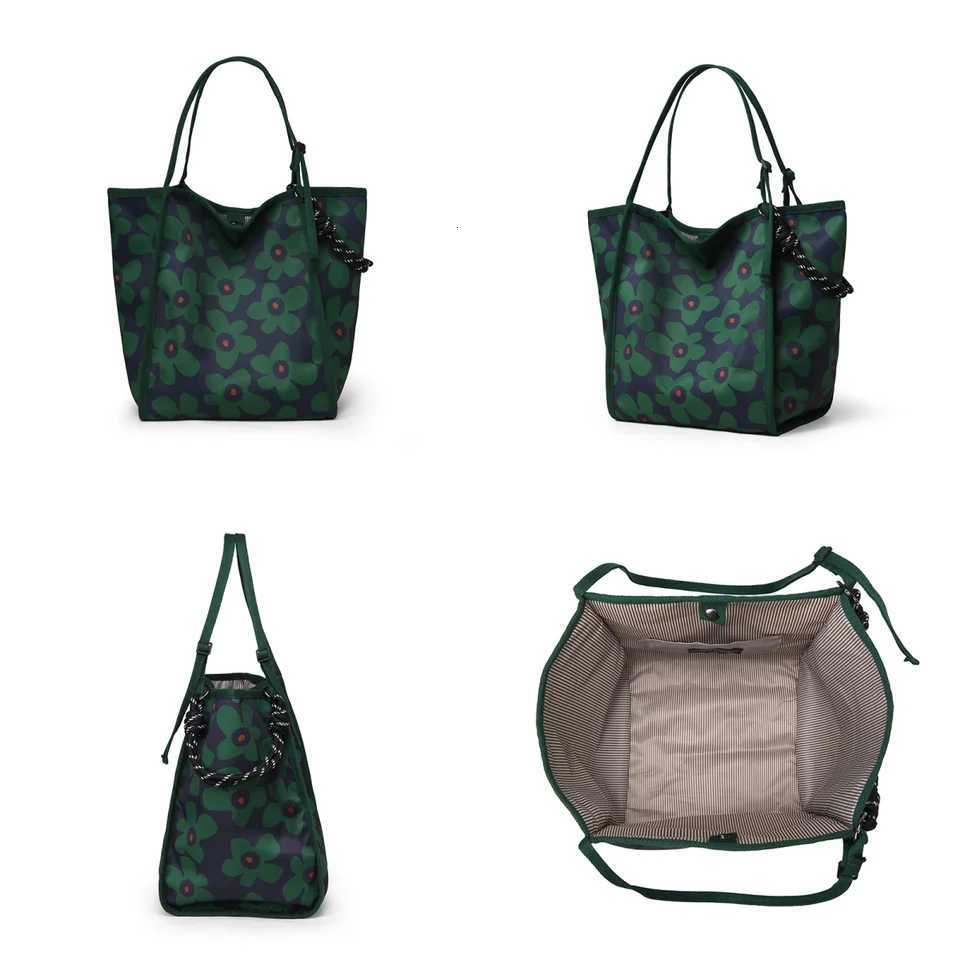 Lightweight Nyl Tote Bag for Wen Mtiple Pockets Stylish Geetric Pattern Adjustable Shoder Strap Nyl Tote Bag Y251209