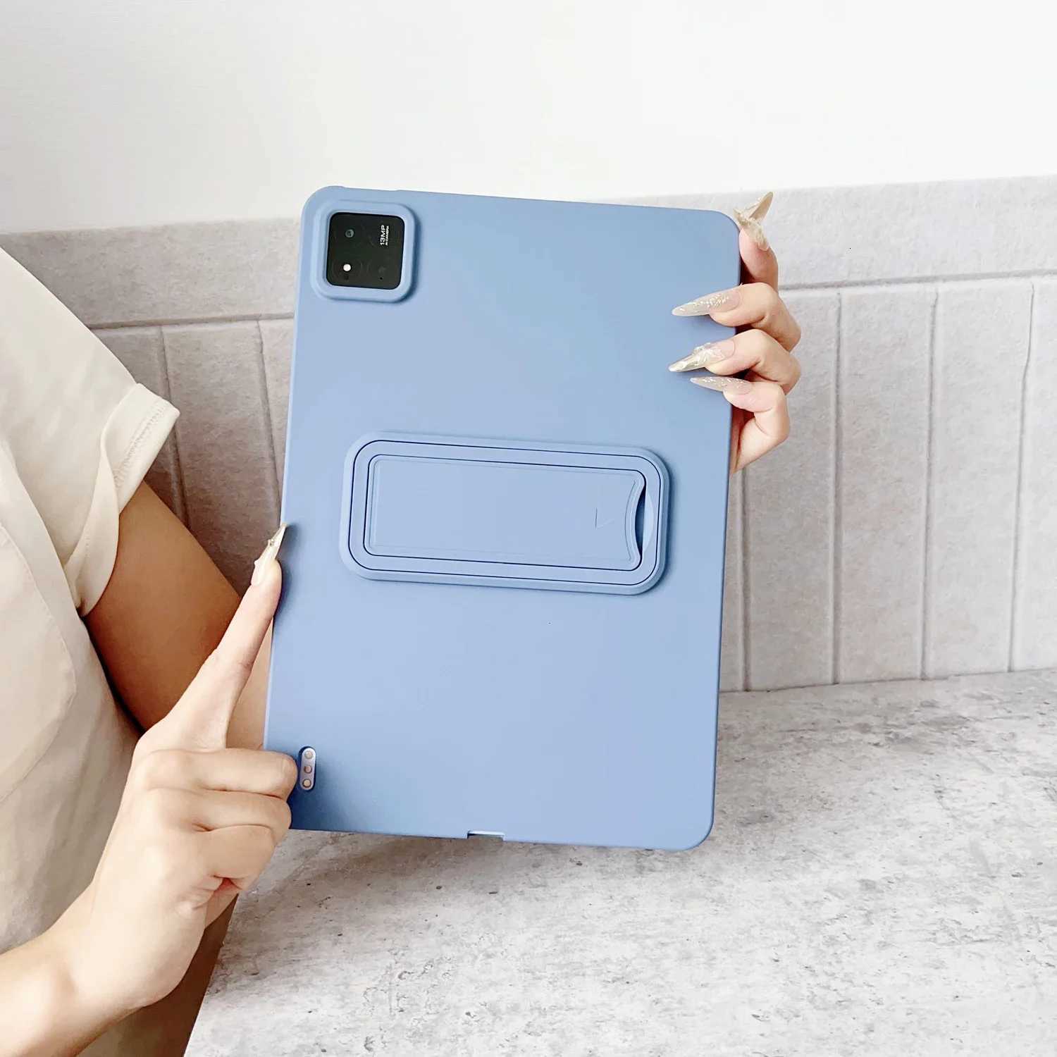 For MI Pad Case 7 6 5 Pro 6S Redmi Pad SE 11 87 124 Case Matte Stand Soft Silicone Folding Kickstand Tablet Cover H251210