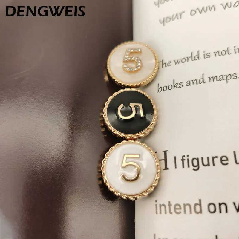 Five Number Round Metal Luxury Sewing Accories Button For Clothing Coat Accory Handmade DIY Material Decoration 6pcs/lot Y251210