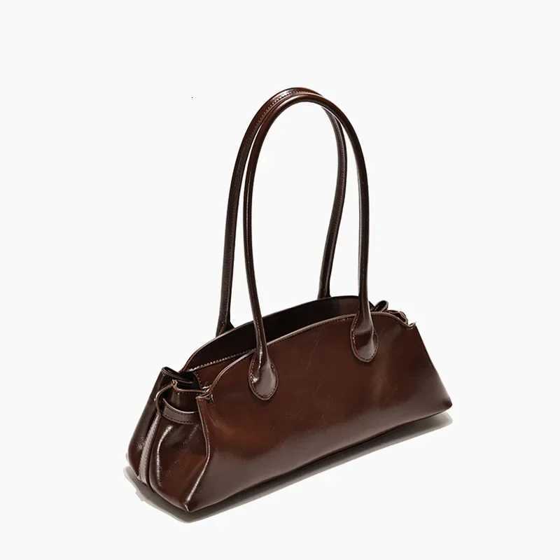 Light Luxury Branded Designer Bowling Bag New High-end Wens Handbag Stylish And Simple Shoder Bag Niche Design Underarm Bag Y251209