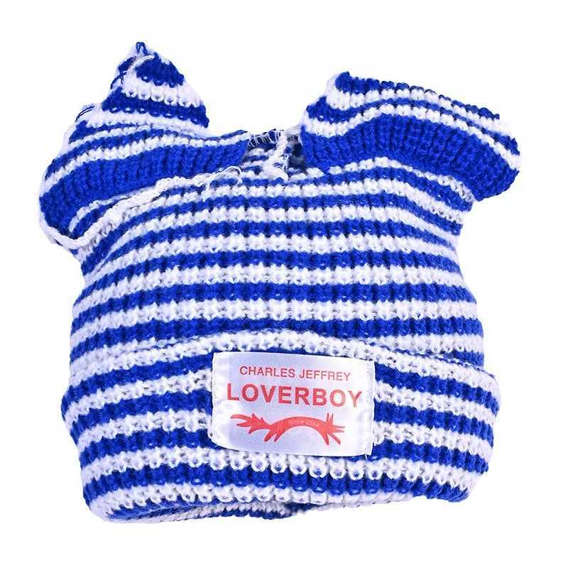 Luxury Cat Ears Wool Hat Womens Autumn and Winter Stripes Thickened Warm Knitted Ear Protector Hat Pig Ears Cartoon Cute Pullover Hat Y251209
