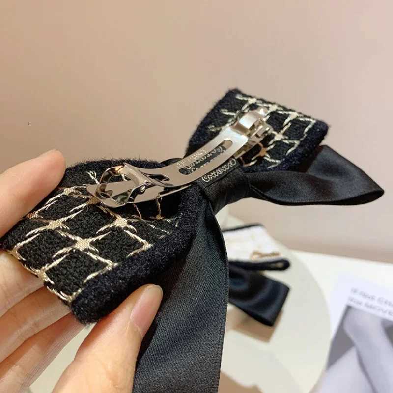 Rhinestone Crystal Pearl Big Hair Clip Hairpin Bow Knot Plaid Dot Barrette For Wen Girl wer Accories Wholes Y251210