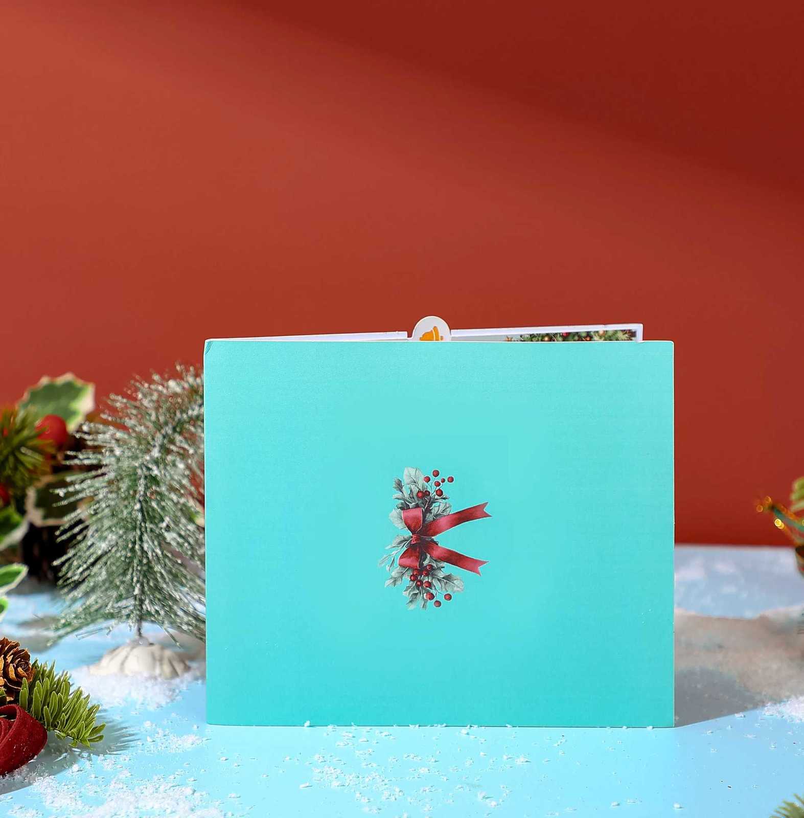 Christmas-Themed Greeting Card Featuring Jolly Christmas Bells Perfect for Spreading Holiday Cheer During Christmas Season H251210