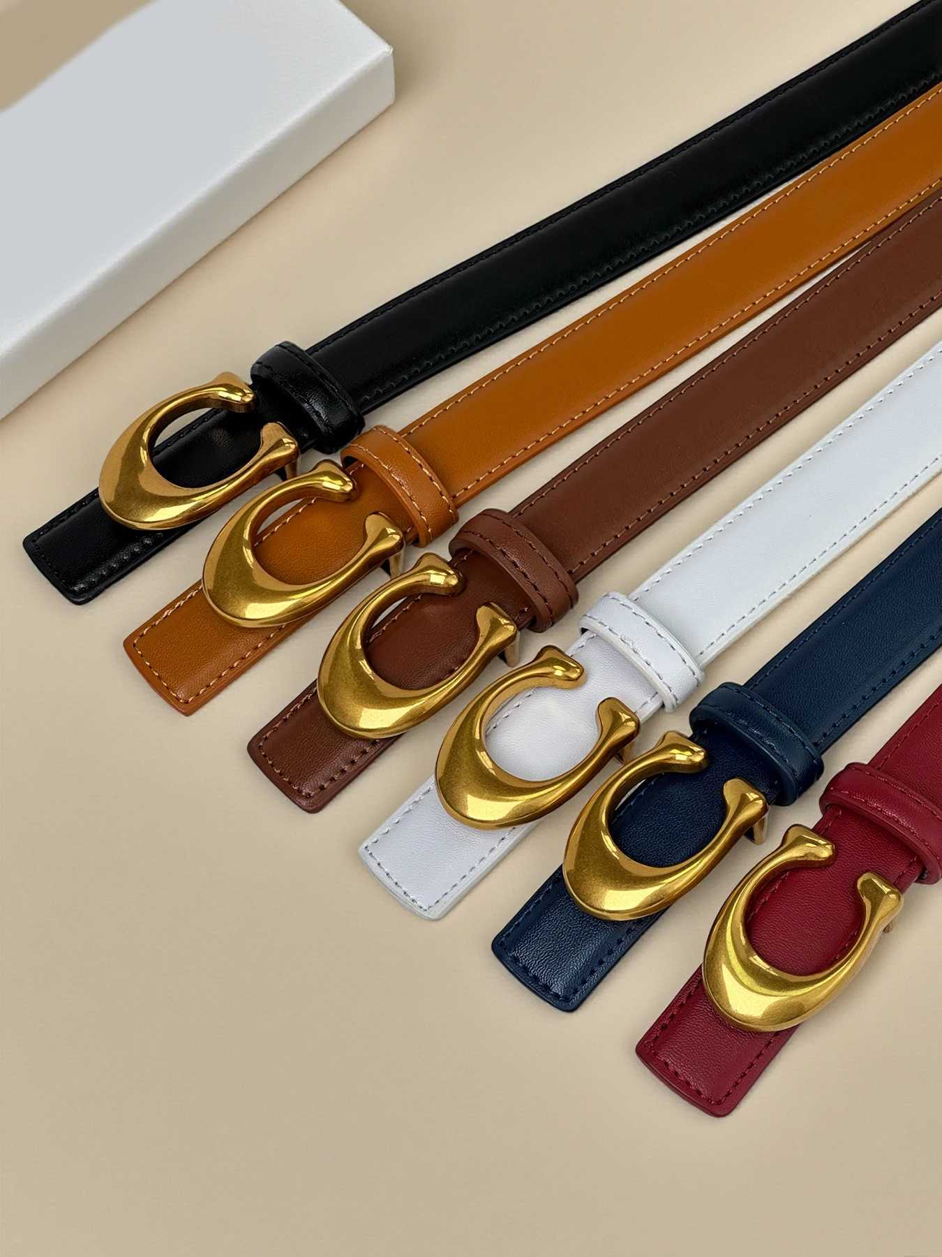 Luxury New Design Sensation Womens C Letter Belt Celebrity Style Luxury Vintage Metal Buckle Slim Trendy in Multiple Colors Y251210