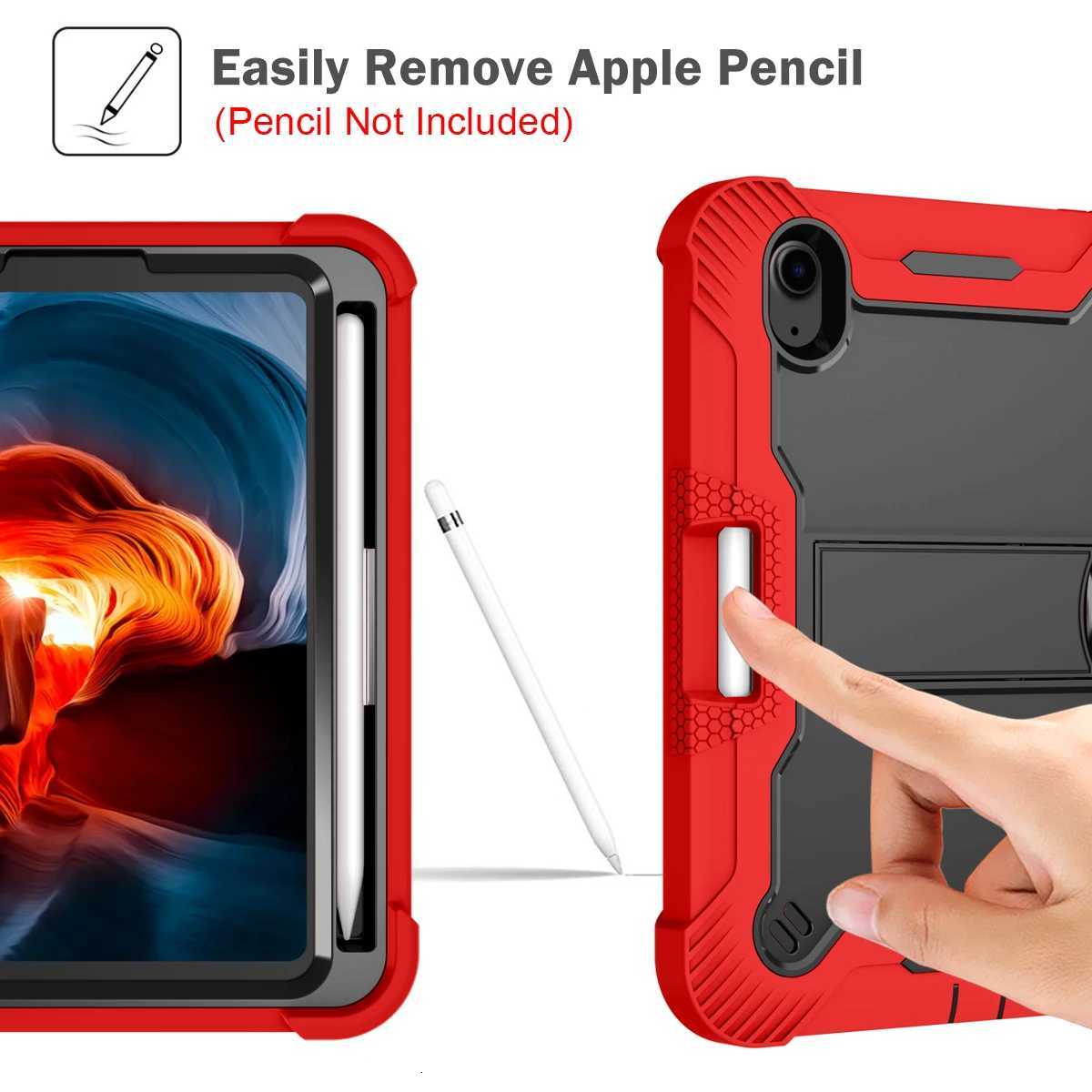Case For iPad mini 6/7 83 inch With Kickstand and Pen Slot Rugged Fl Body Protective Cover H251210