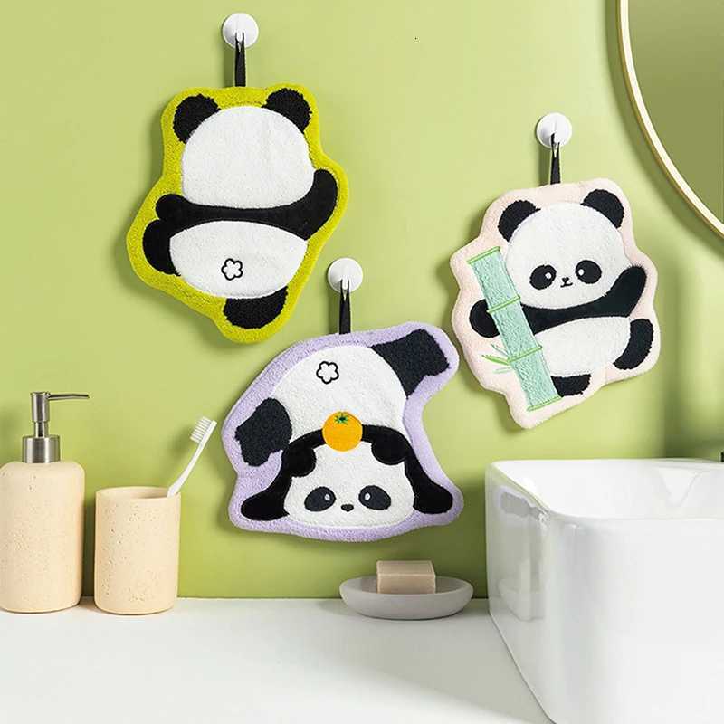 Cute Panda Hand Towel Absorbent And Quick-Dry Towel Thickened Towels For Kitchen And Bathroom Multi-Purpose Towel For Home C251210