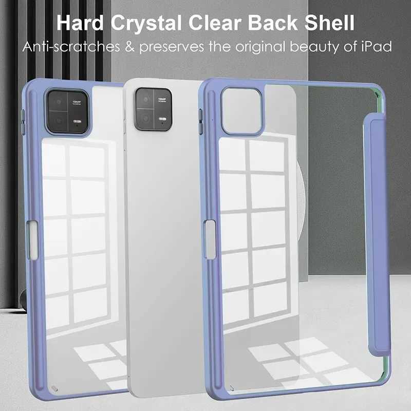 Case for Redmi Pad SE for Redmi SE 87 11 1061 in Redmi Pro/ Pad 121 Inch ransparent Hard Back Case with Awake/Sleep Cover H251210