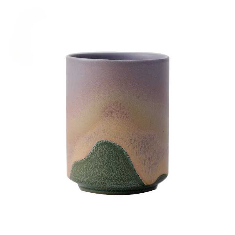 Japanese CeramicTeaCup - Handmade RoughPotteryMaster Cup for GongfuBrewing Coffee Water Traditional Kiln-Fired Tea Tasting Set C251210