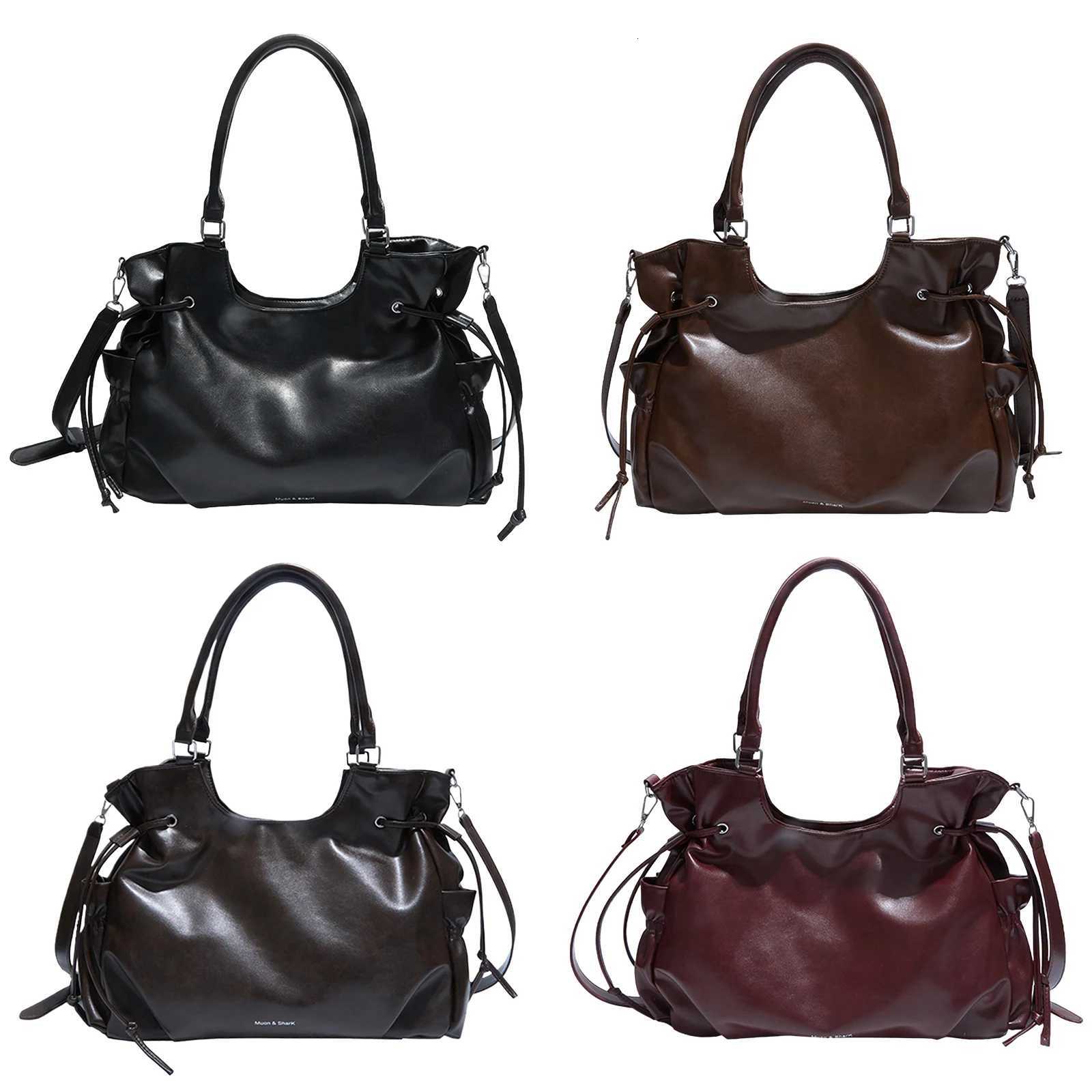 PU Cmuter Tote Bag Large Capacity Tote Handbag Solid Color Travel Tote Bag Roy for Business Off Work Travel Y251209