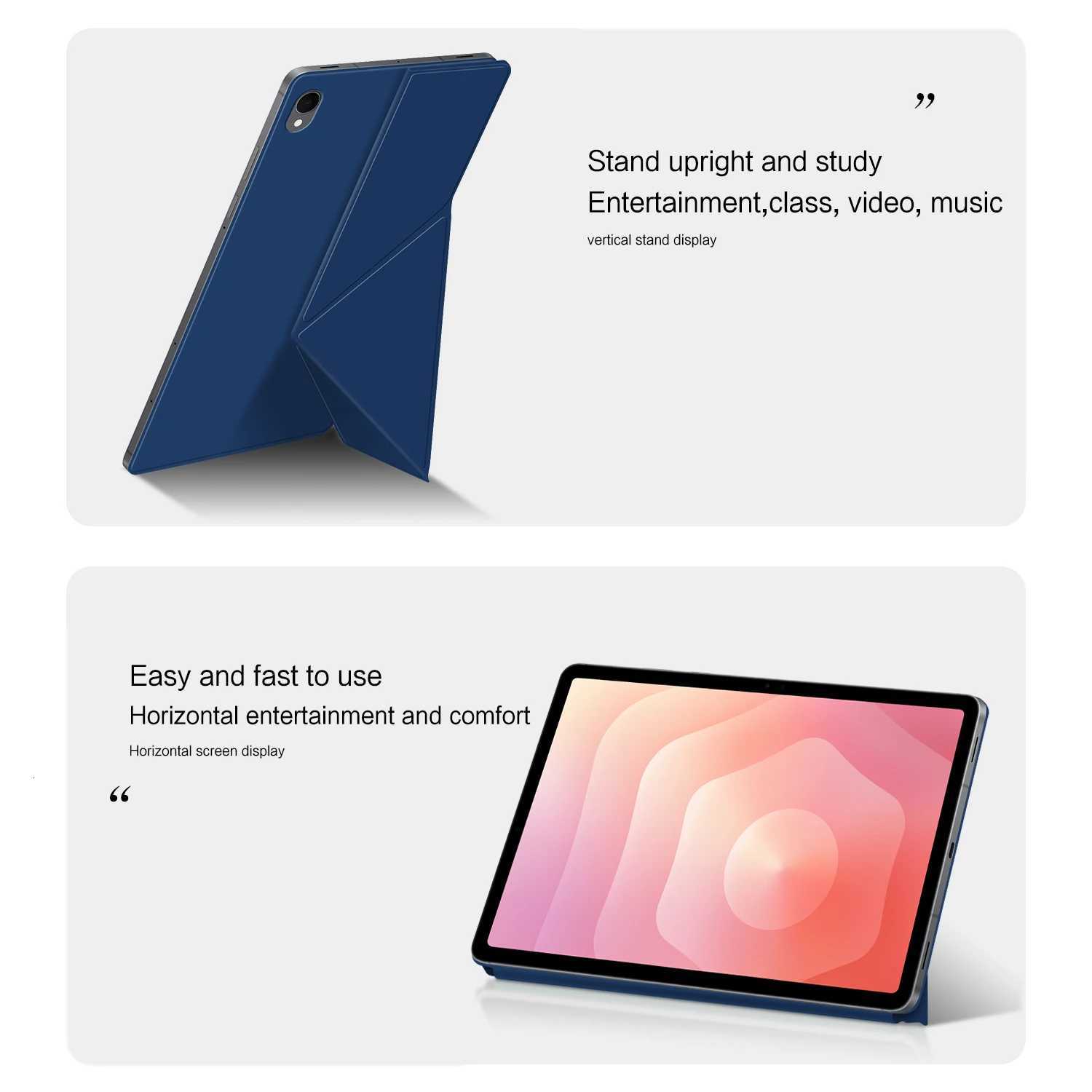 For Tab S11 2025 Case Mti-folding Stand Back Magnetic Smart Case for Galaxy Tab S11 5G SM-X730 X736B 11 Cover H251210