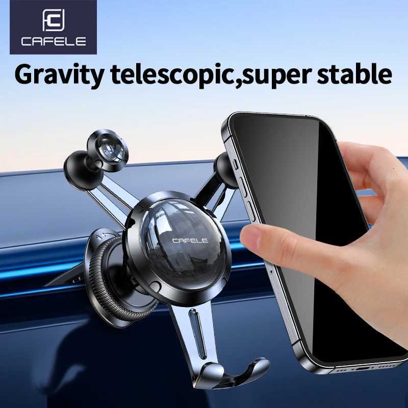 CAFELE Gravity Car Phone Holder Air Vent Hook Mount Mobile Cell Stand GPS for iPhone Universal Bracket in Car C251210