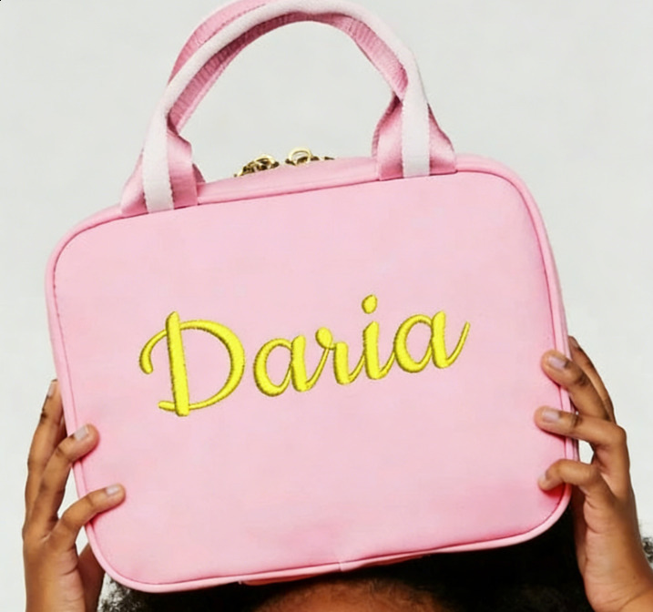 Custom Chenille Embroidery Lunch Bag Tote Insulated Lunch Bag Cooler Tote Bag Lunch Box Fruit Tote Bag Lunch Box Christmas Gift 240828