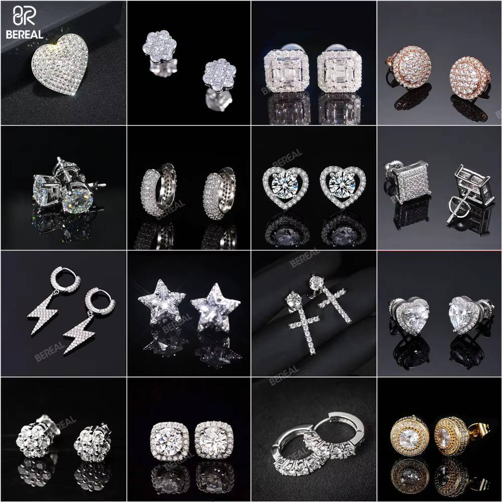 Custom Lab Grown Diamond Earrings IGI Certified Round Vvs Lab Created Diamond 925 Silver 14K 18K Gold Stud Earring Fine Jewelry