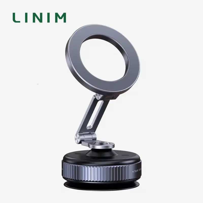 LINIM X54 360 Rotating Vacuum Magnetic Suction Phone Holder Hands Extendable Magnetic Vacuum Phone Holder C251210