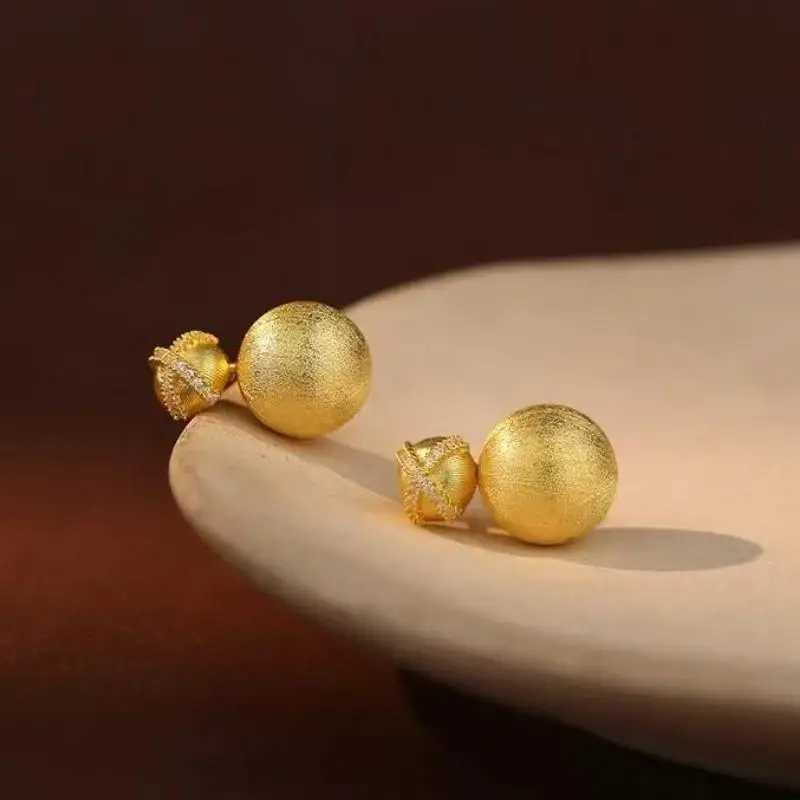 Creative new in bed small round bead earings stud high-quty design light luxury retro earrings for wen banquet jewelry Y251210