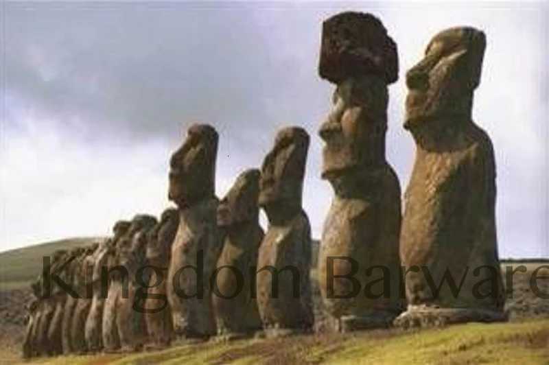 1PCS Ceramic Tiki Mugs Art Crafts Creative Hawaii Mugs Easter Island Tiki Mug 650ml C251210