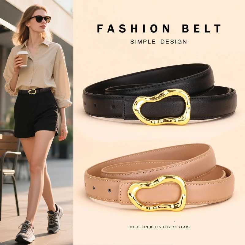 Luxury Winter New Style Womens Leather Belt Genuine Leather Belt Fashion Accessory Multi-Purpose Waist Belt Premium Texture Jean Y251210