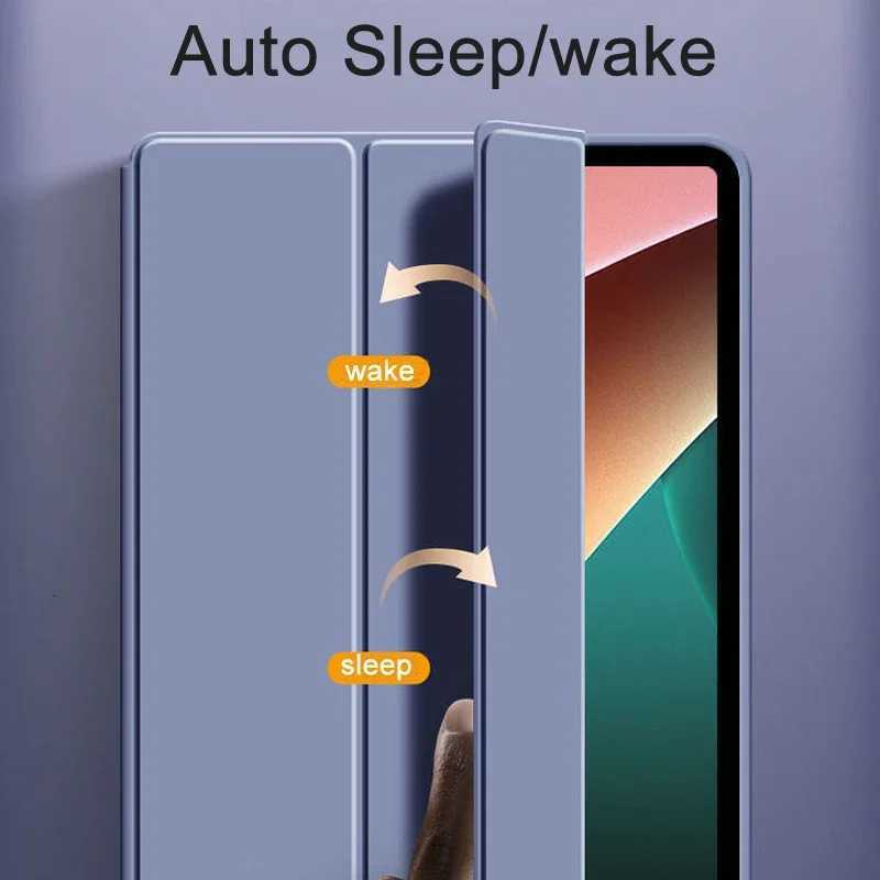 For MI Pad Case 6 5 Pro 124 Redmi 106 inch Tablet Case Auto Sleep Wake Stand Soft Silicone Cover Shockproof H251210