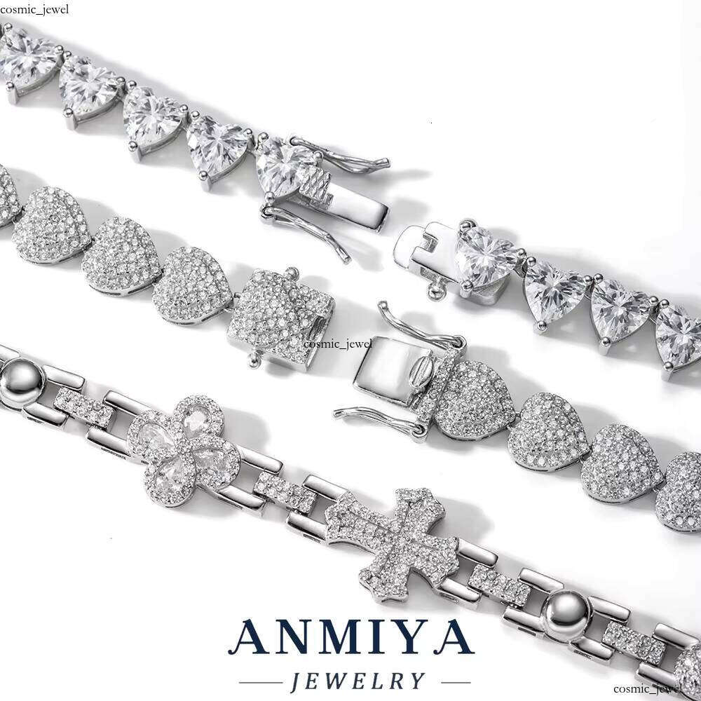 VVS Moissanite Hiphop 925 Sterling Silver Custom Miami Italian Cuban Curb Chain Necklace Bracelet Men's Jewelry