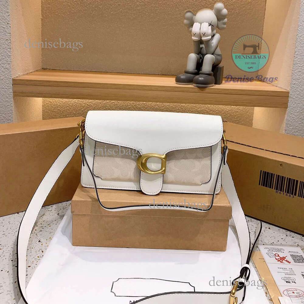 Fashion 2024 Tote luxury Handbag Designer Bag tabby Crossbody real leather baguette shoulder mirror quality square fashion satchel dinner bag