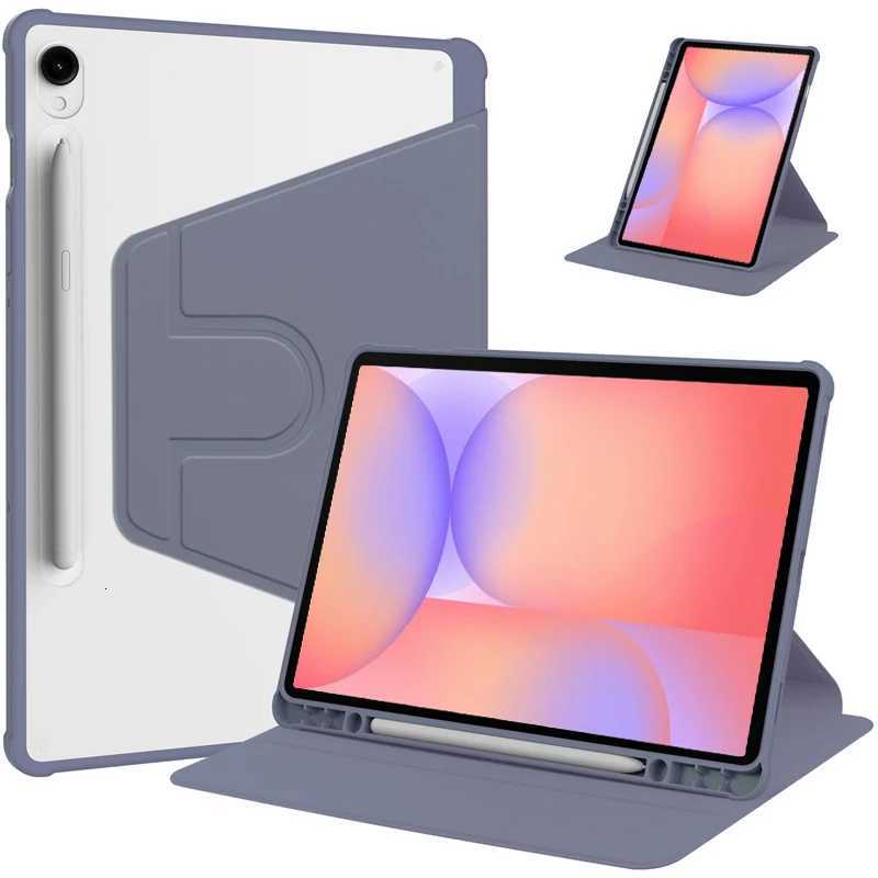 Funda For Galaxy Tab S10 Lite Case with Pen Holder 360 Rotating Acrylic Clear Hard Tablet For Galaxy Tab S10 Lite Cover H251210