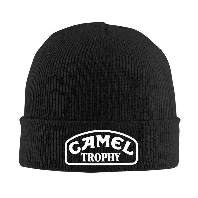 Luxury Camel Trophy Bonnet Hats Skullies Beanies Unisex Trendy Head Wrap Beanie Hats Autumn Winter Warm Outdoor Graphic Caps Y251209