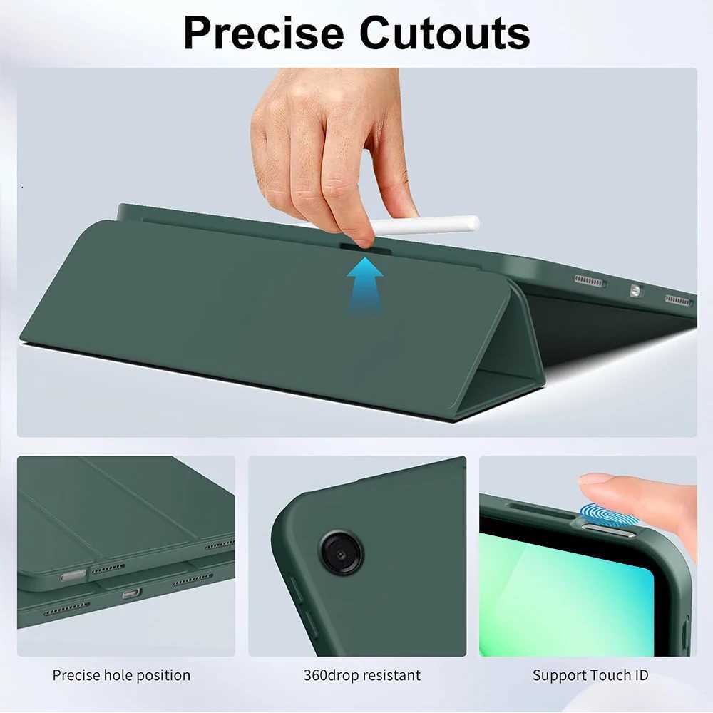 case for A11/A9//A11/A7 Lite/A8/A9/S6 Lite/S7/S8/S9/S9 FE/S10/S10 FE/S10 Lite Tri-fold Tablet Case Auto Wake/Sleep H251210