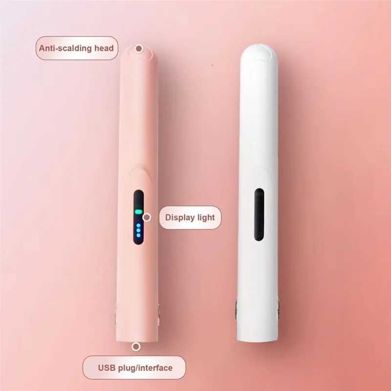 Wireless Hair Curler USB Rechargeable Fast Heating Large Capacity Battery Portable Mini Curling Iron For WomenT251210
