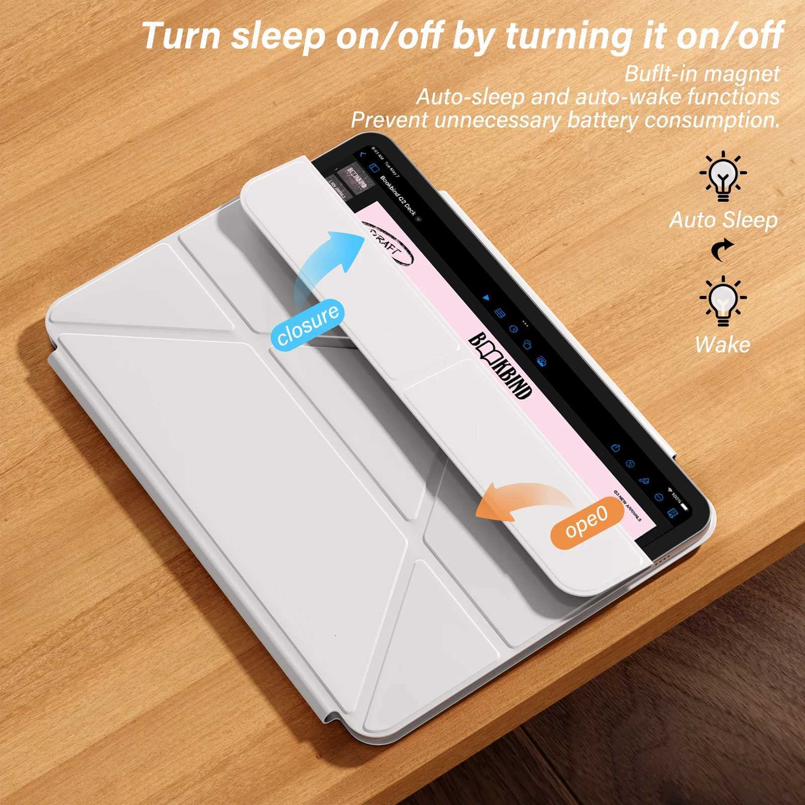 ZOYU Case Magnetic for iPad Pro 11 13 inchFor iPad Pro 129 Air 11 Ai/5 109 With Magnetic Detachable Y-Shaped Folding Cover H251210