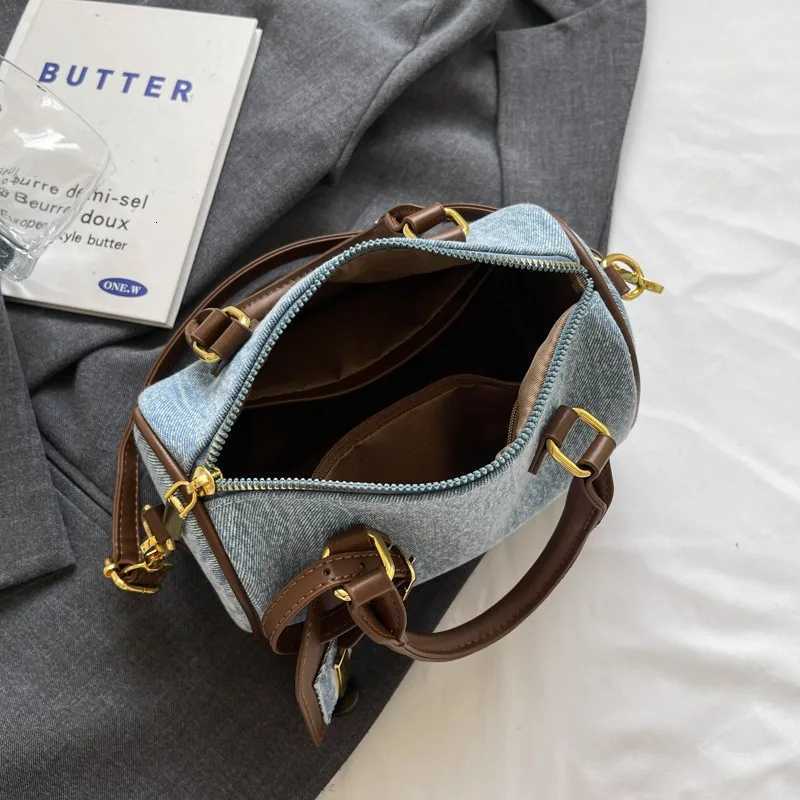 Denim low Bag Fi Handbag Casual Versatile Cmuter Shoder Messenger Bag Y251209