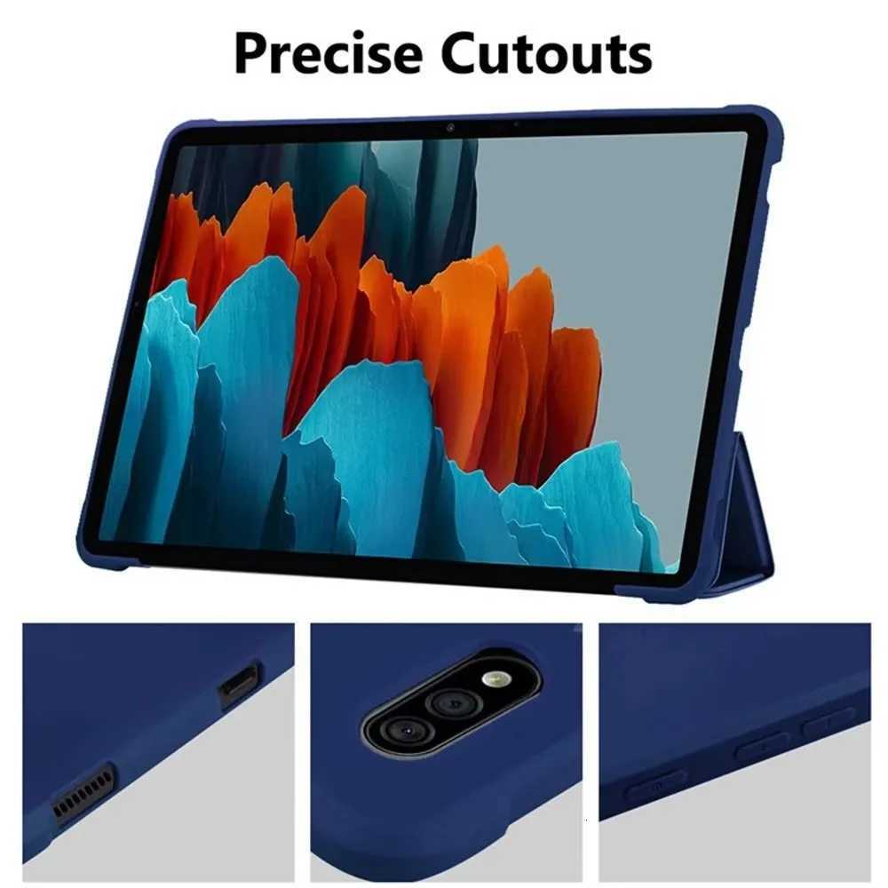 Soft Folio Leather Fl Protective Case Cover For Galaxy Tab S10 S10 Plus 124 S9 FE Plus A9 S8 S7 FE A8 S6 Lite H251210