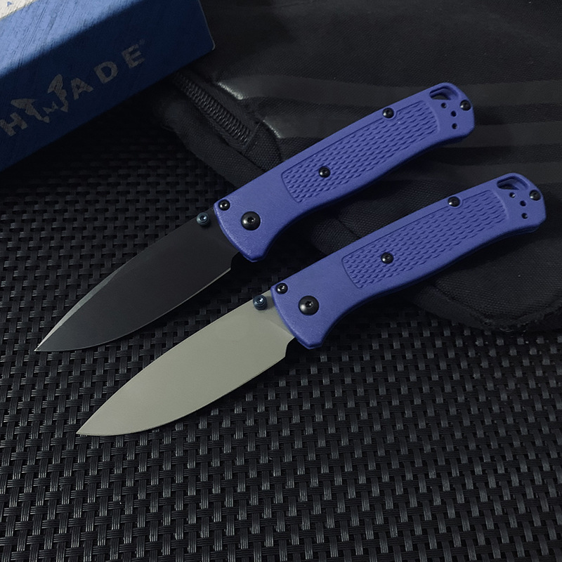 BM 535 Bugout EDC Folding Pocket Knife Black/ White Blade Survival Tactical Knife Outdoor Facas Jackknife Hand Tools Rescue