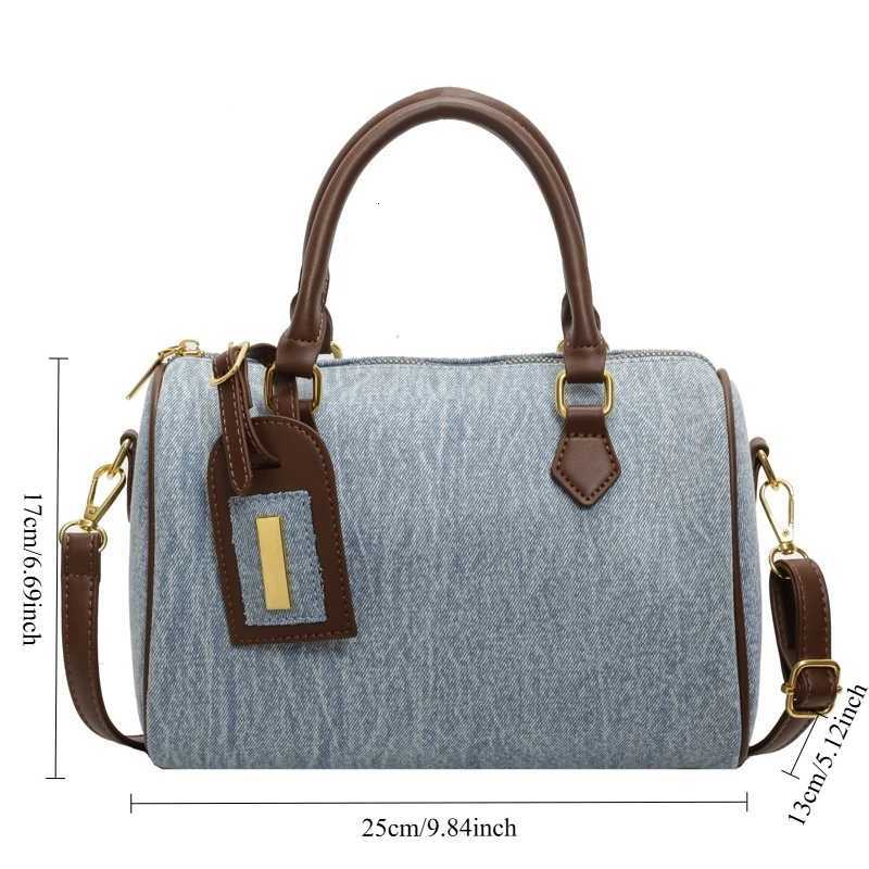Denim low Bag Fi Handbag Casual Versatile Cmuter Shoder Messenger Bag Y251209