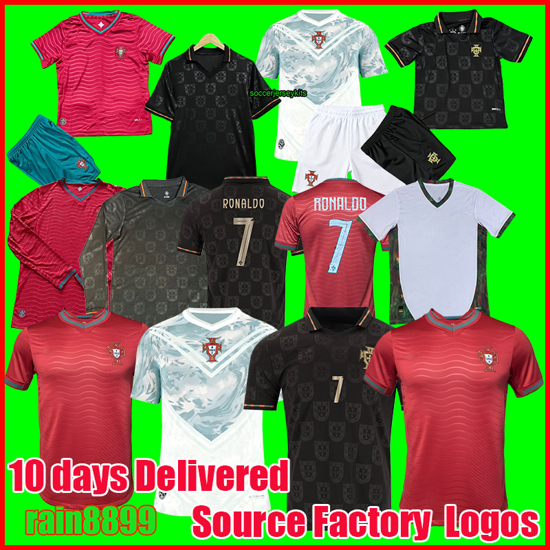 25 26RONALDO Portugal soccer jerseys Portuguese Bruno FERNANDES R. LEAO Portuguesa kit 2025 2026 Joao Felix Football shirt BERNARDO Men Women Kids Kit
