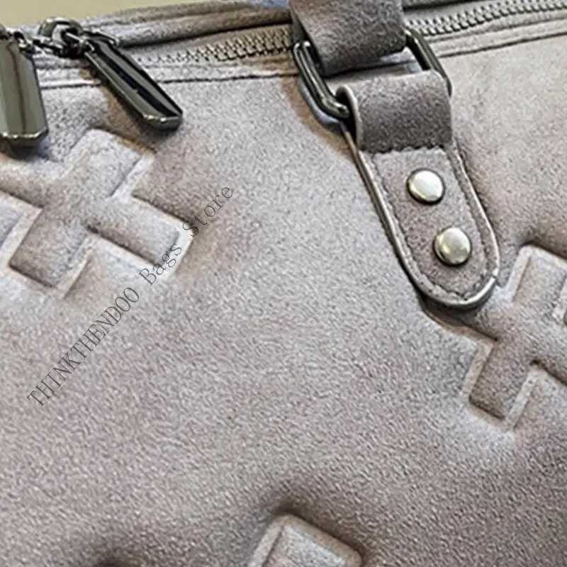 D0LF Travel Bag Fitness Bag Gym Bag Korean Styles Shoder Bag PU Leather Sport Bag Large Capacity Training Bag Weekender Bag Y251209