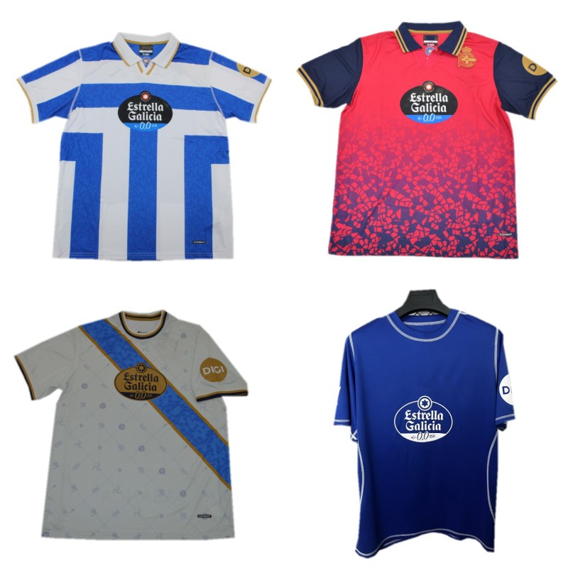 2025/26 Deportivo de La Coruna Soccer Jerseys 2026 LUCAS Uniform Mens YEREMAY Football Shirts kids kit