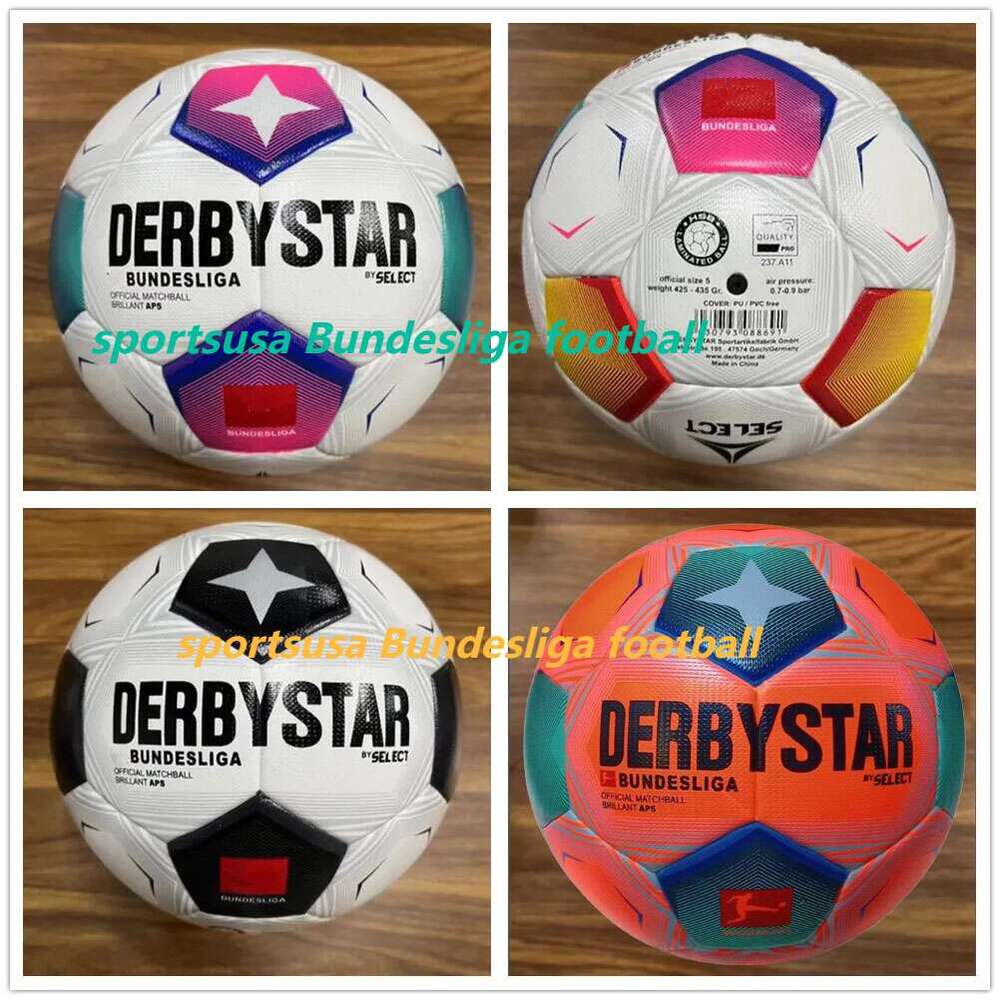 New Serie A 23 24 Bundesliga League match soccer balls 2023 2024 Derbystar Merlin ACC football Particle skid resistance game training Ball size 5