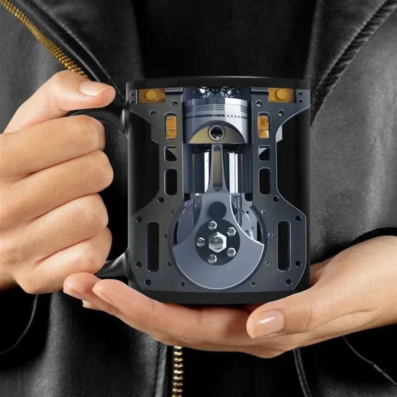 Limited Time Offer Coffee Mug Cup Water Cup For Motorcycle Engine For Man Car Novel Engine Festival Gift C251210