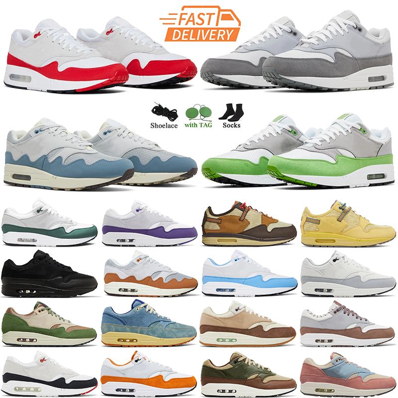 Designer Mens Womens Running Shoes 87 87s Triple Black White Navy Bule Rose Pink Red Canyon Obsidian Sports Sneakers Trainers