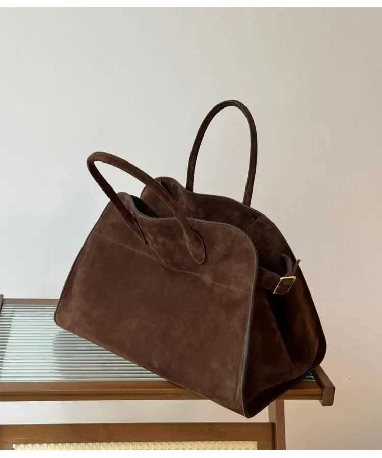 Suede Frosted Leather Tote Bag Wen Large Capacity Y251209