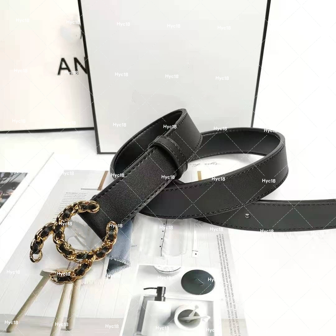 Belts For Women Designer Belts Fashion Brand Belt Genuine Leather Narrow Belts Ladies Belt Good Quality Belt Jeans Belts Width 2.5CM/3.0cm With Box