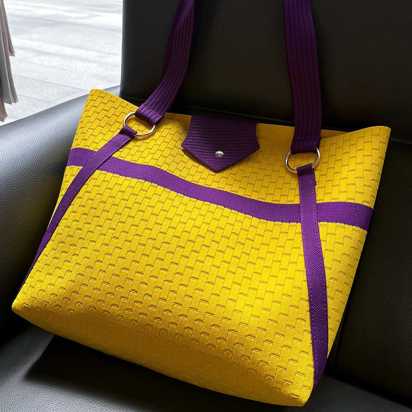 Luxury Minimalist Wen Large Capacity Cmuting Horiztal Single Shoder Diagal Portable Tote Bag for Work Travel Parties Y251209