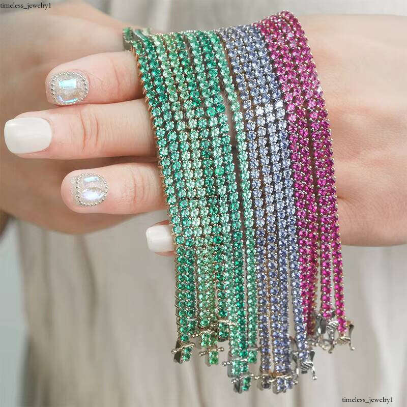 VVS Moissanite China Wholesale Starsgem Round Luxury Engagement 14k Yellow White Gold Lab Gemstone Emerald Ruby Sapphire Tennis Bracelet