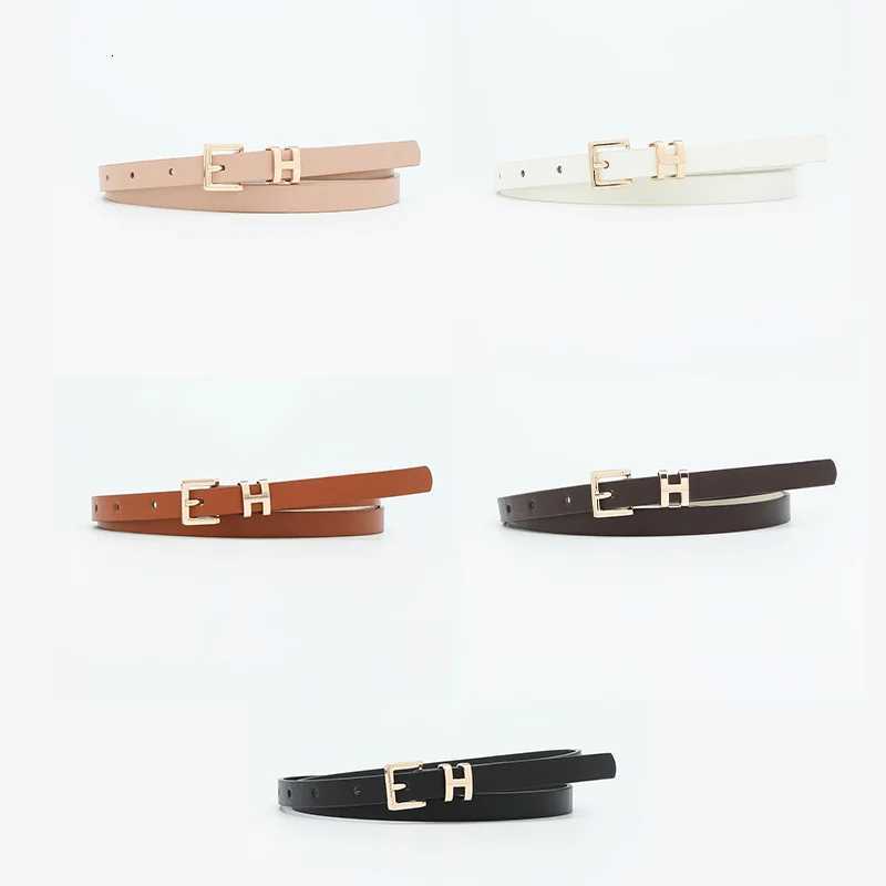 Luxury 1spc I-shaped buckle thin belt for women fashionable and high-end versatile dress suit decoration belt Y251210