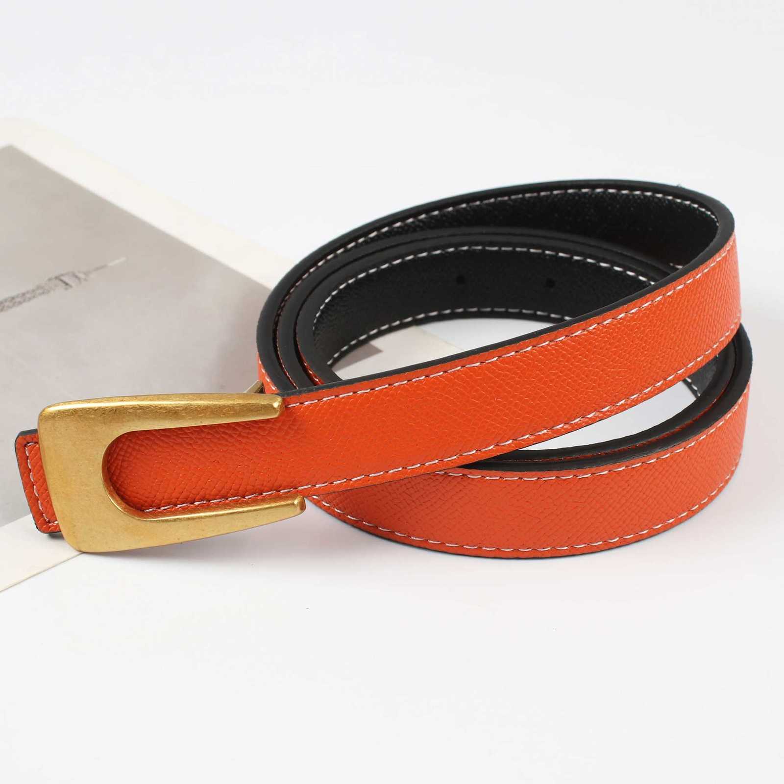 Luxury Womens Reversible Use Belt Womens Embellishment Ins Fashion Jeans Wild Student Trend Luxury Design High Quality Brand Y251210