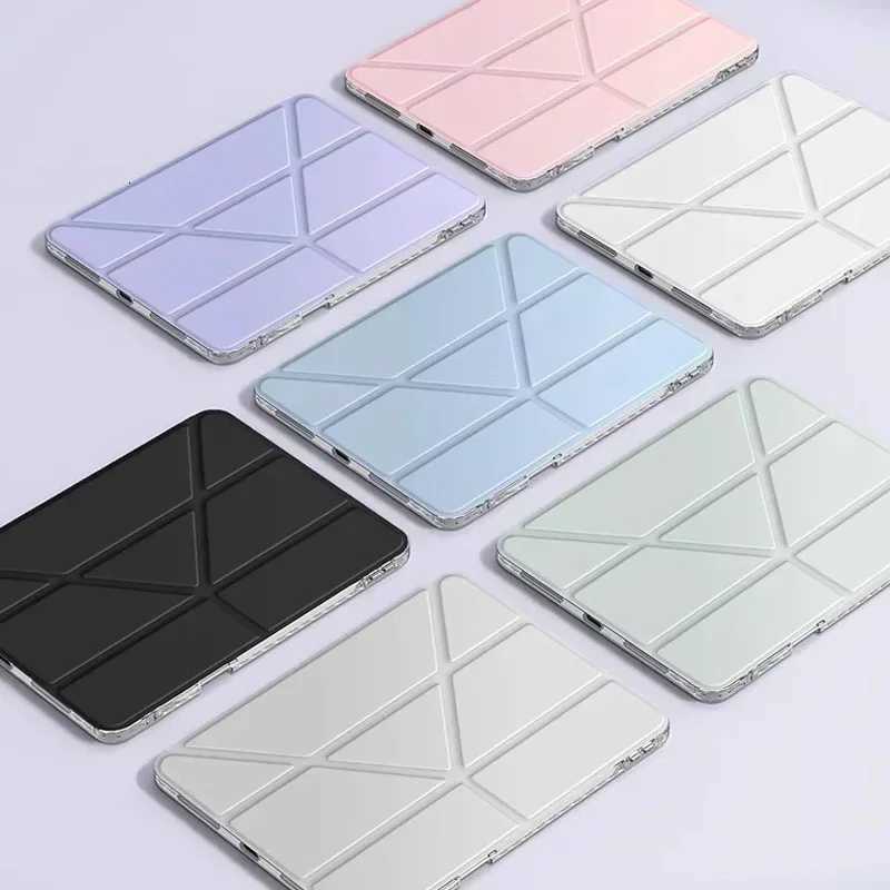 For 2025 Galaxy Tab S11 tra 146 Case Smart Fold Acrylic Clear Stand Cover for Tab S11 11 Funda with Pencil Holder H251210