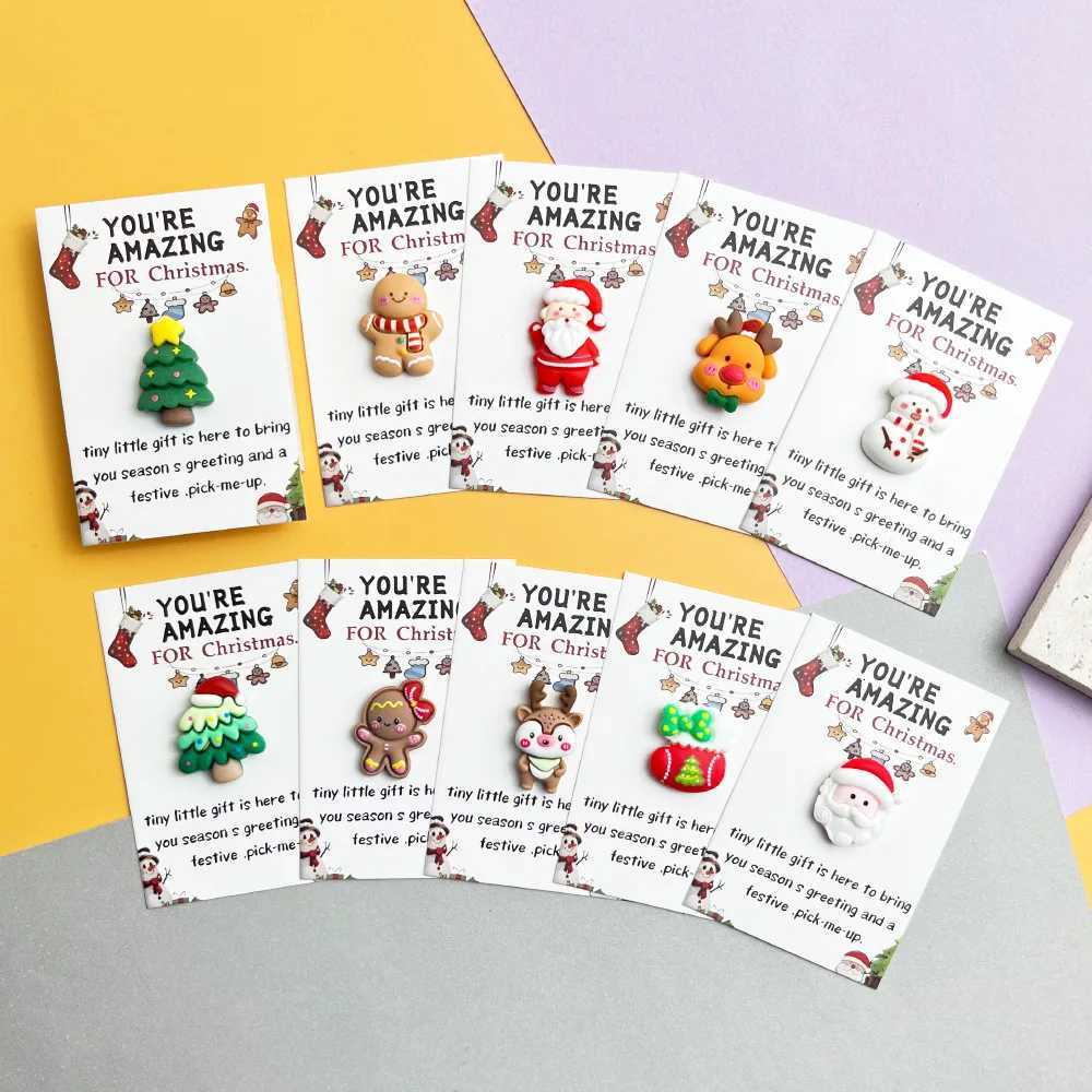 10pcs Able Resin Holiday Presents Trendy Mini Xmas Gifts Pocket Hugs for Loved Ones Christmas Festive Holiday Decor H251210
