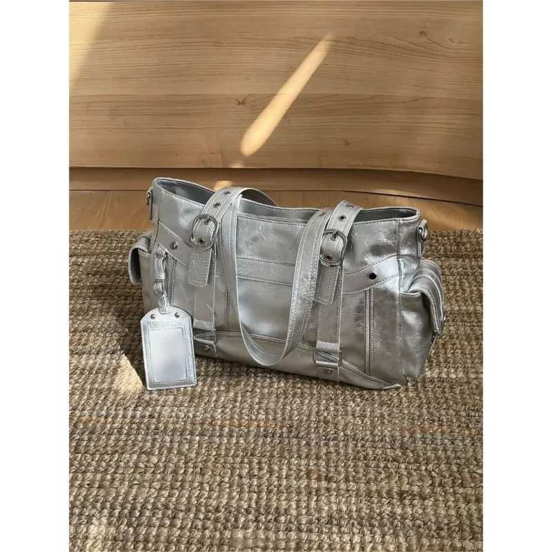 JIAERDI Sweet Cool Hot Girl Underarm Bag Ladies Leather Square Large Capacity Tote Bag Wen Harajuku Luxe Crossbody Bag Y2k Y251209