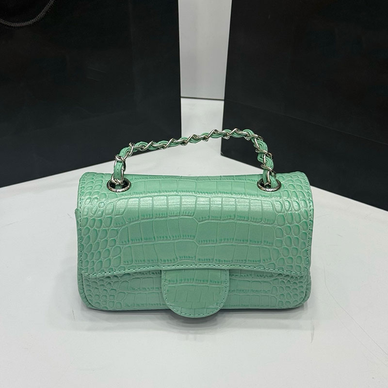 Top CC Designer Shoulder Bag Luxury Lizard Skin CF Crossbody Bag High-Quality Fashion Womens Underarm Bag Genuine Leather Handbag Versatile Chain Bag Wallet