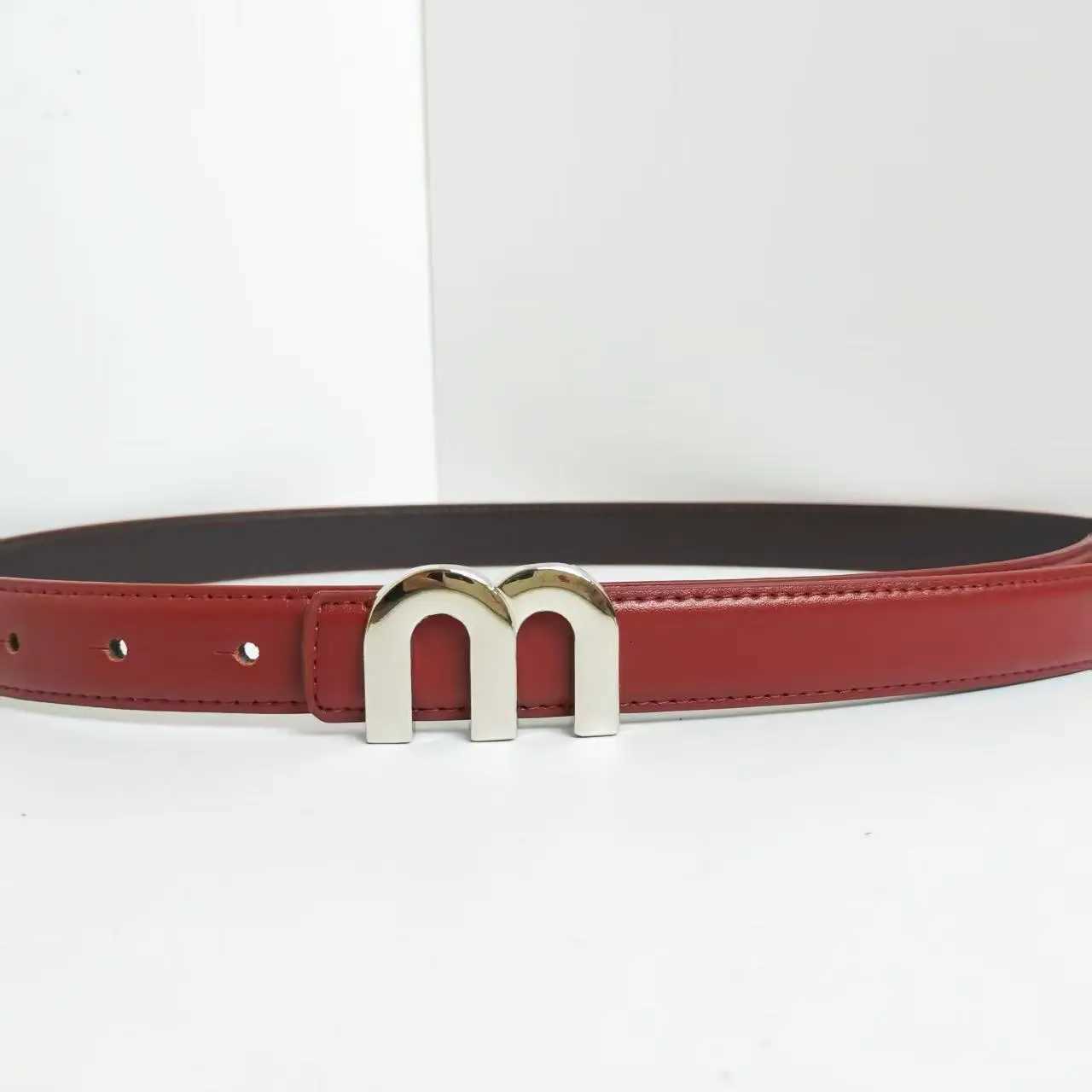 Luxury Womens Belt M Belt High-Quality Silver Buckle is best paired with dress jeans womens belts Y251210